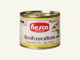 1/4 RindFleischSuppe 212 ml, 1:10 konz.ohne Fleisch, ergibt 2 Ltr. Suppenbasis